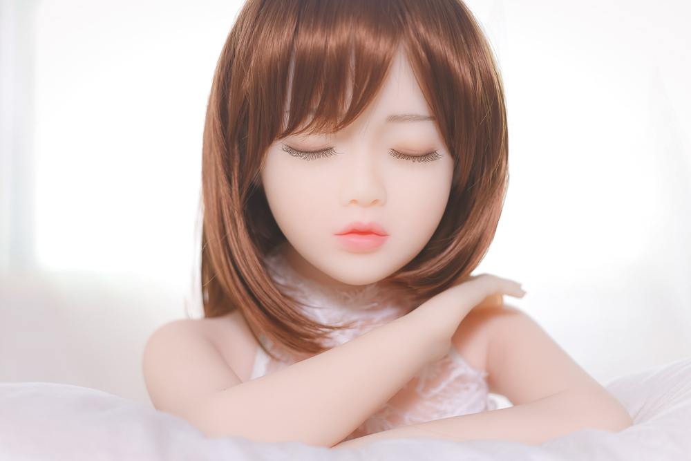 100cm Realistic Flat Chest Young Mini Love Sex Dolls For Men, 100-19