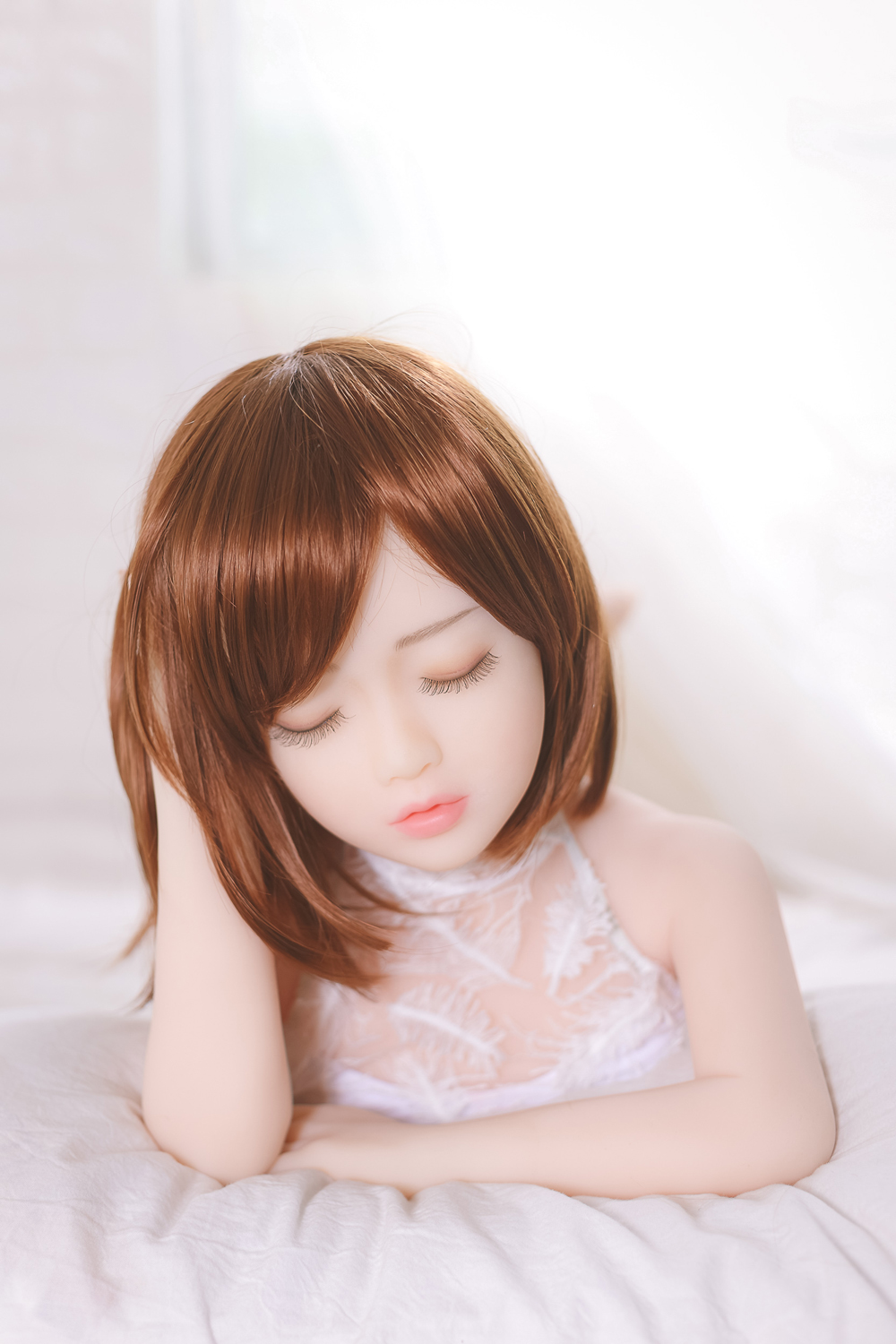 100cm Realistic Flat Chest Young Mini Love Sex Dolls For Men, 100-19