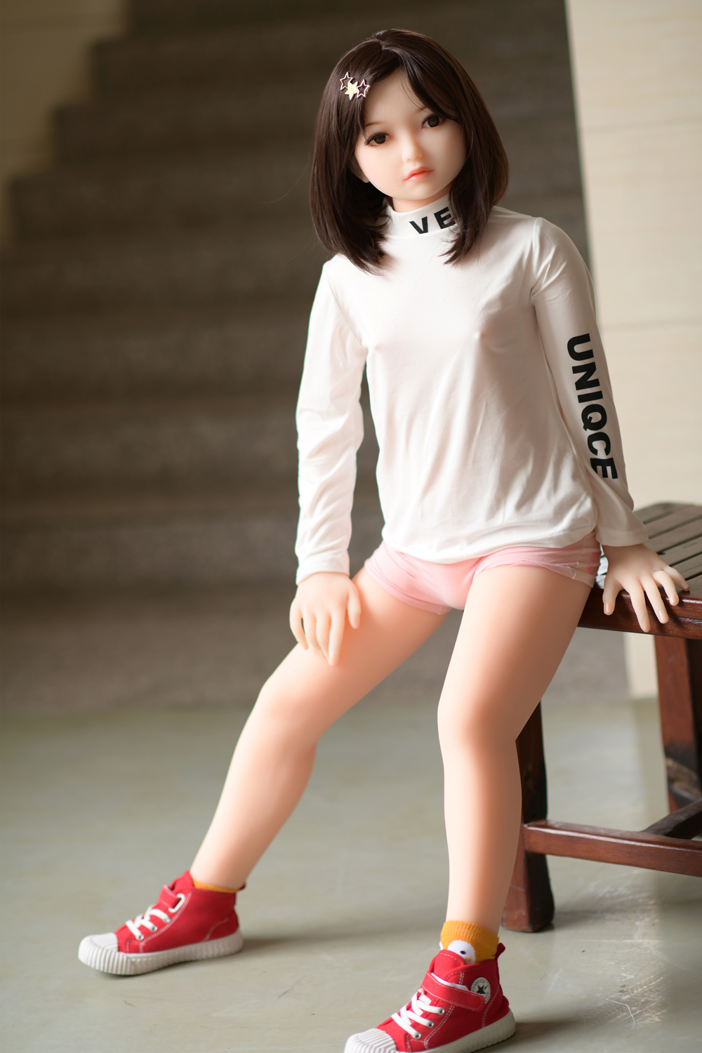 122cm Real Flat Chest Young Mini Sex Dolls In USA Stock, 122-M11