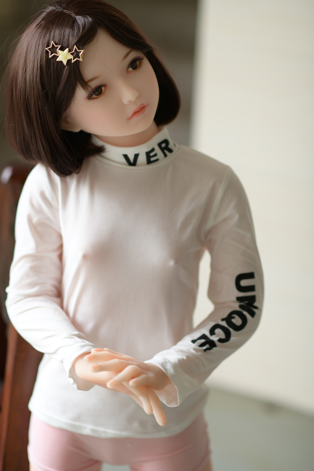 122cm Real Flat Chest Young Mini Sex Dolls In USA Stock, 122-M11
