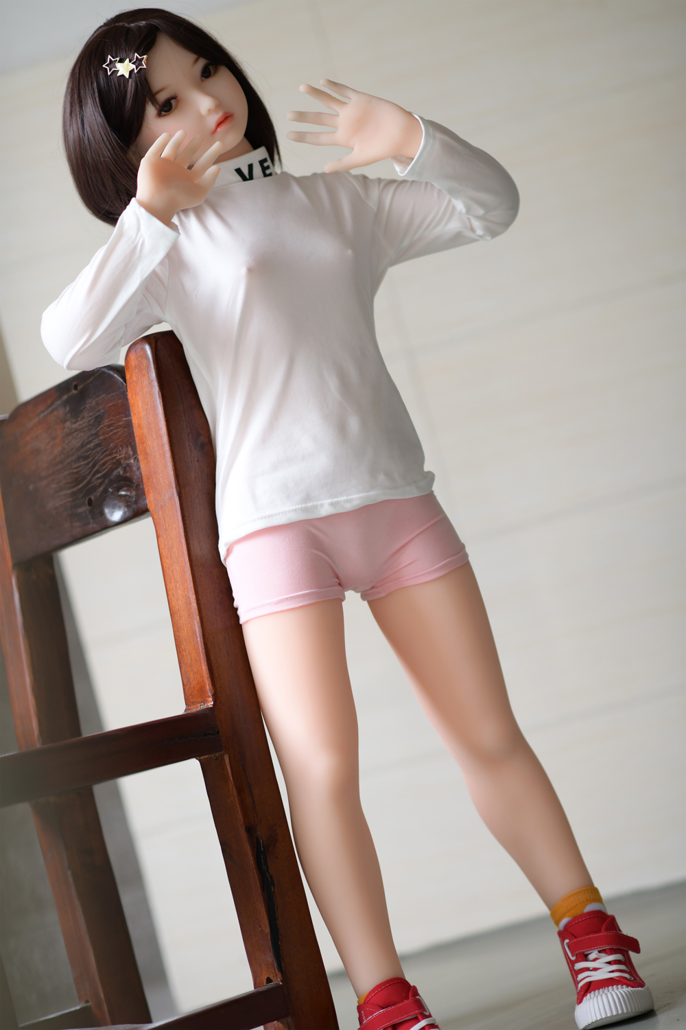 122cm Real Flat Chest Young Mini Sex Dolls In USA Stock, 122-M11