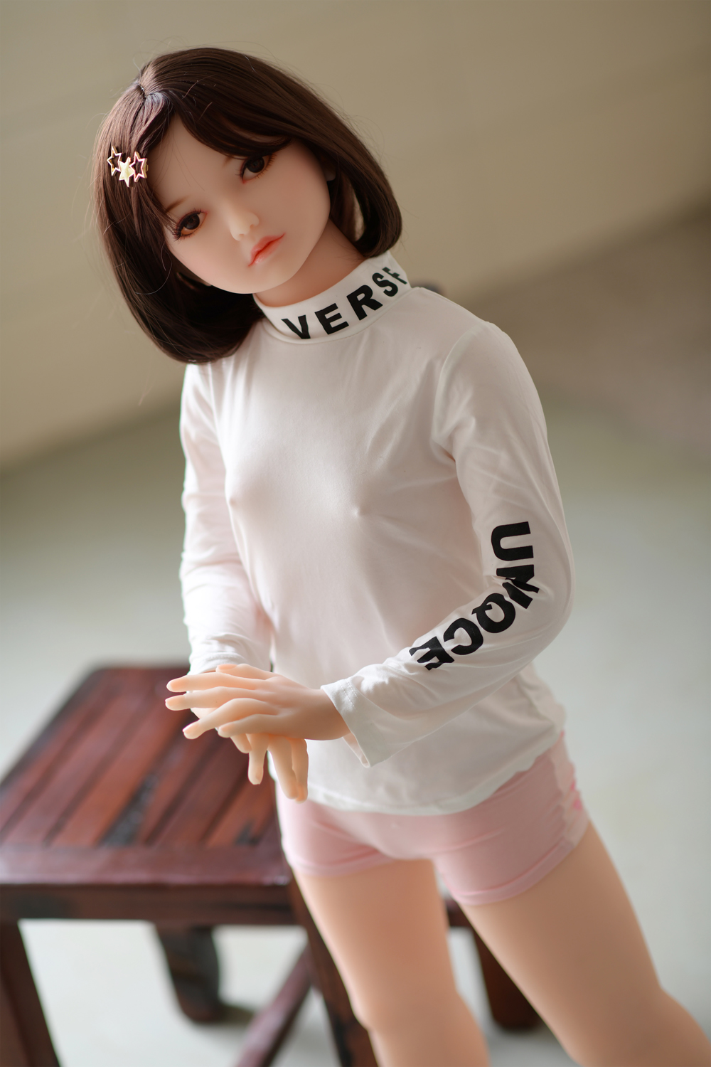 122cm Real Flat Chest Young Mini Sex Dolls In USA Stock, 122-M11
